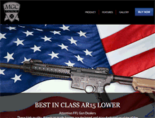 Tablet Screenshot of mgctactical.com